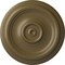 Ekena Millwork Traditional Ceiling Medallion (Fits Canopies up to 2 3/4"), Hnd-Painted Mississippi Mud, 12"OD x 1"P CM12TRMMF - alternate 1
